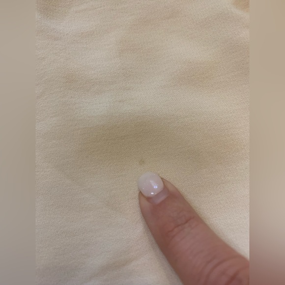 Helmut Lang Side Drape Asymmetrical Hem Tank Top Blouse Party Cream medium (L) - Picture 3 of 7